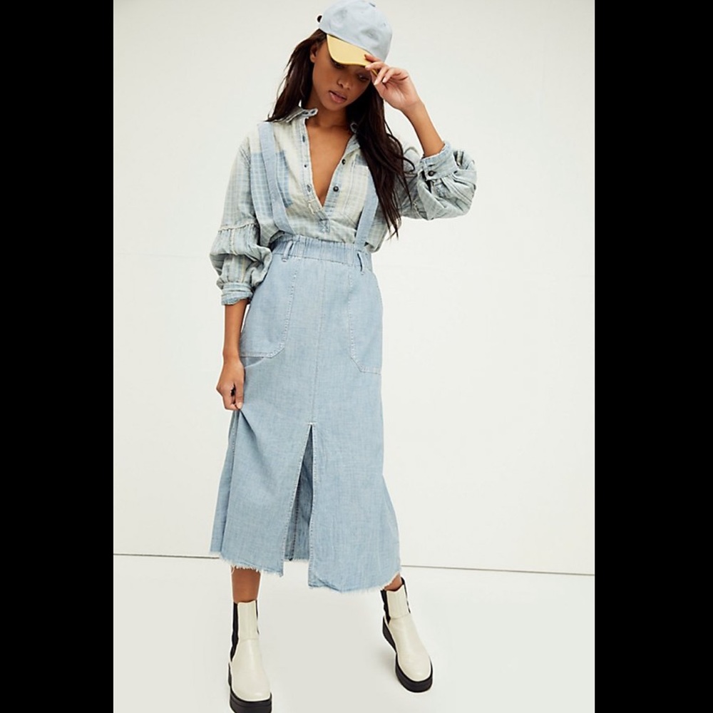 NWT Free People Sweet Pea Maxi Skirt